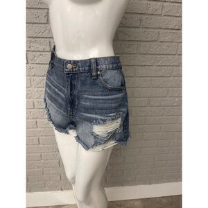 NoBo High Rise Distress Shorts Size 13
